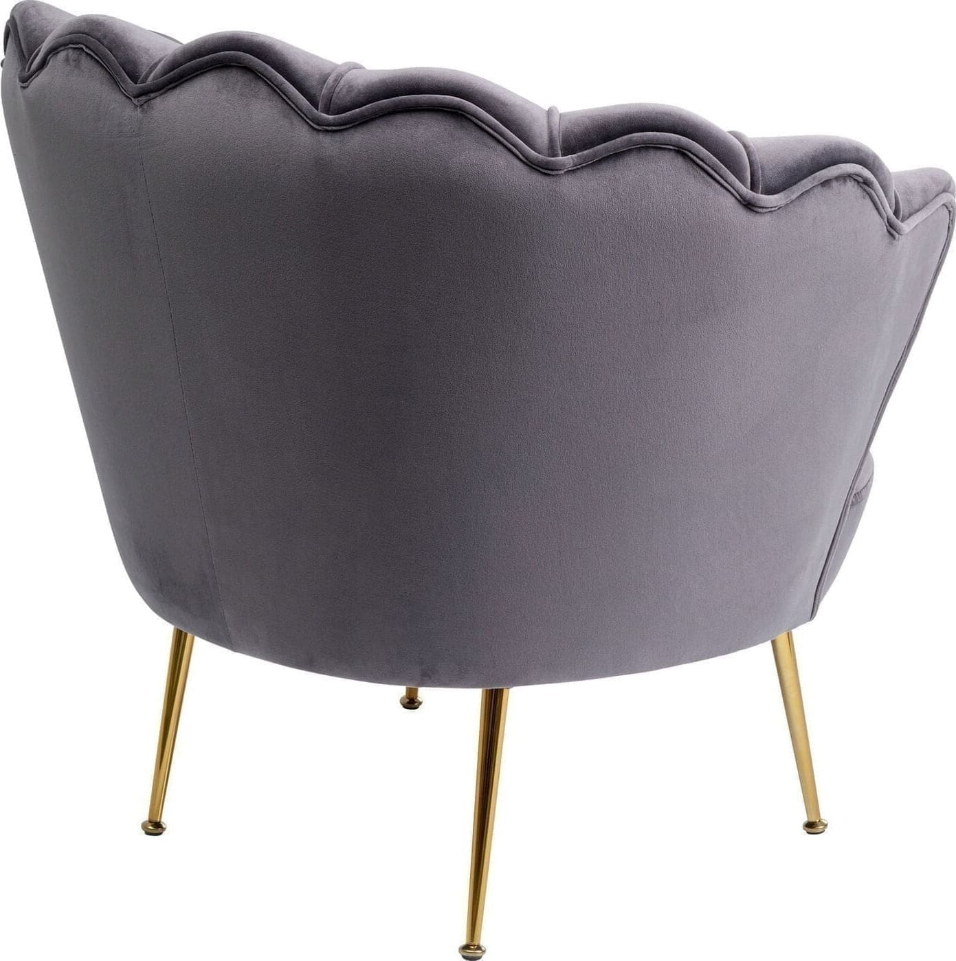 Fauteuil Water Lily Gold Grey Kare Design Fauteuil 85671
