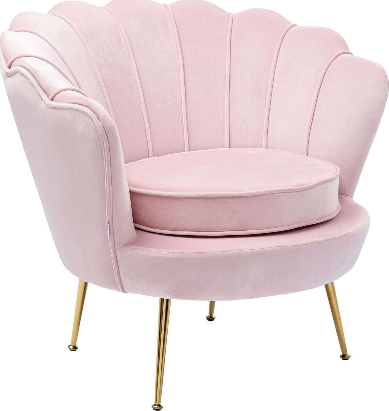 Fauteuil Water Lily Gold Rose Kare Design Fauteuil 85193