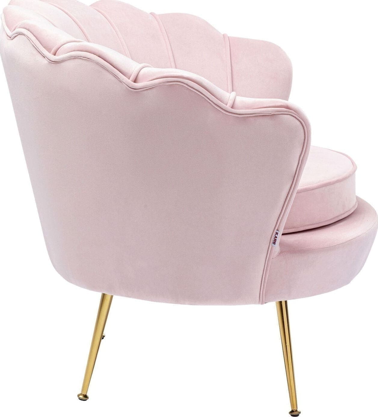 Fauteuil Water Lily Gold Rose Kare Design Fauteuil 85193