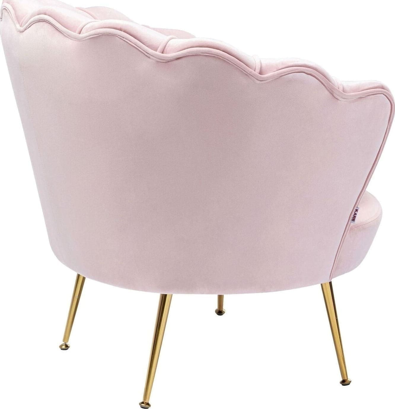 Fauteuil Water Lily Gold Rose Kare Design Fauteuil 85193