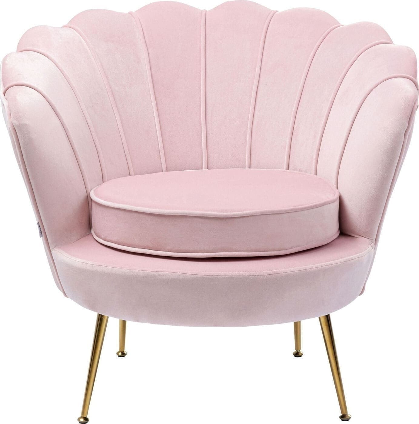 Fauteuil Water Lily Gold Rose Kare Design Fauteuil 85193