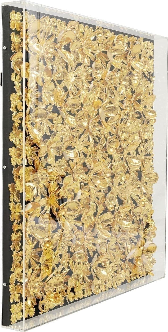 Fotolijst Gold Flower 80x80cm Kare Design Fotolijst 51441