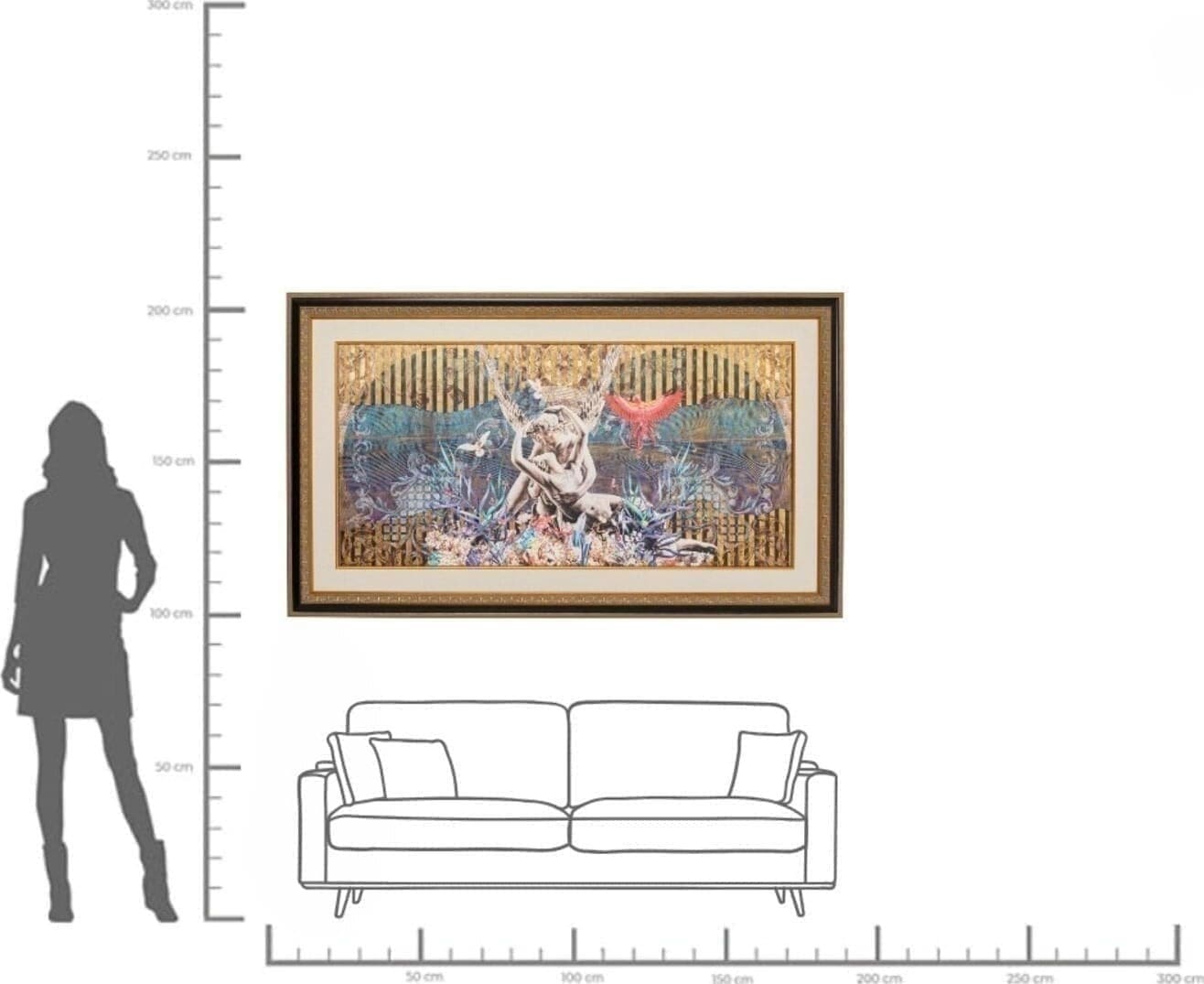 Fotolijst Lovers 180x106cm Kare Design Schilderij 53362