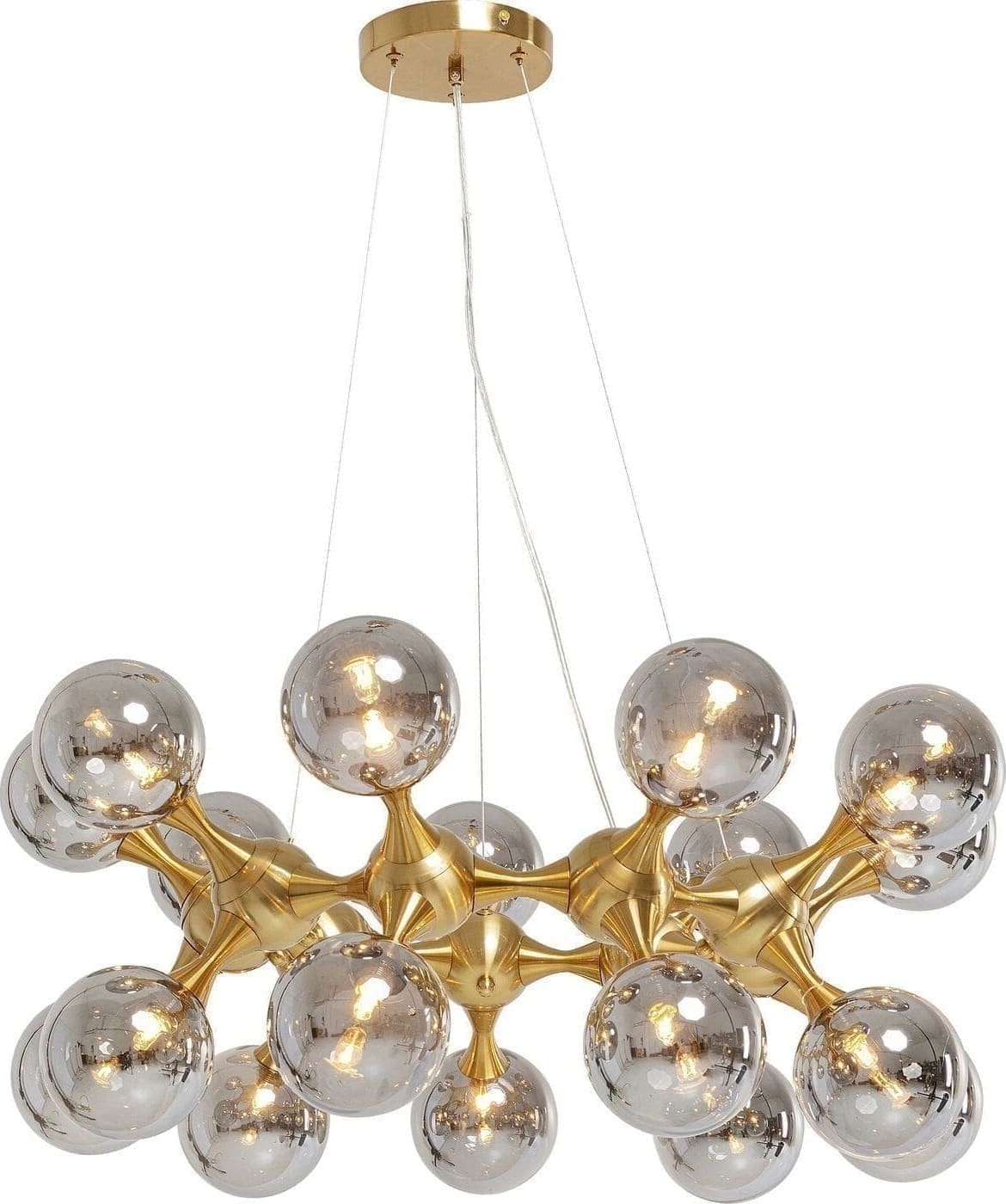 Hanglamp Atomic Bals Brass Ø74cm Kare Design Hanglamp 53394