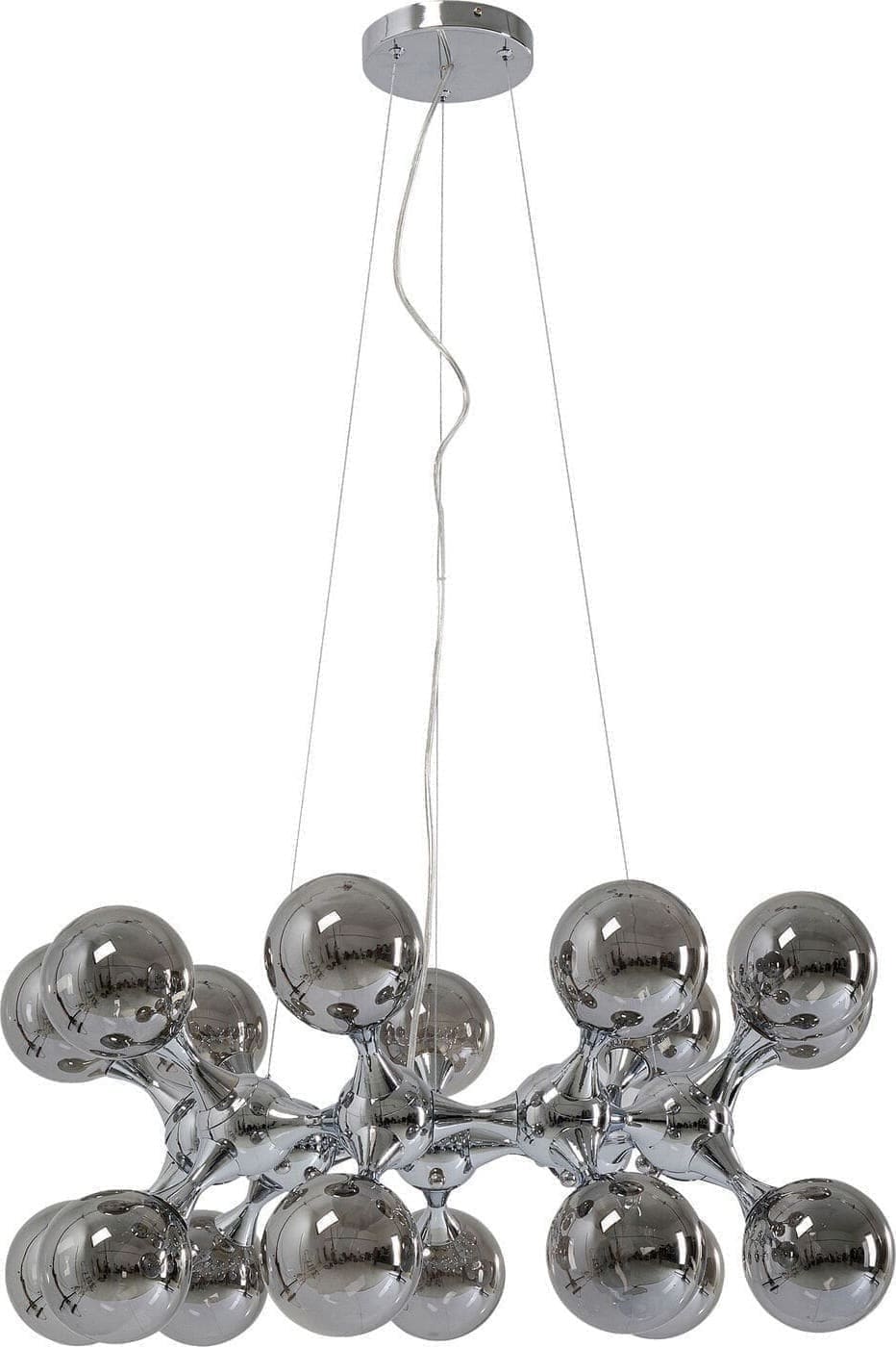 Hanglamp Atomic Bals Silver Ø74cm Kare Design Hanglamp 53732