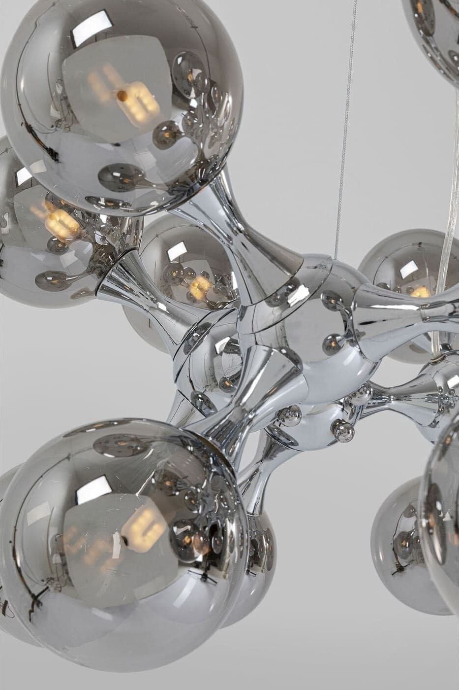 Hanglamp Atomic Bals Silver Ø74cm Kare Design Hanglamp 53732