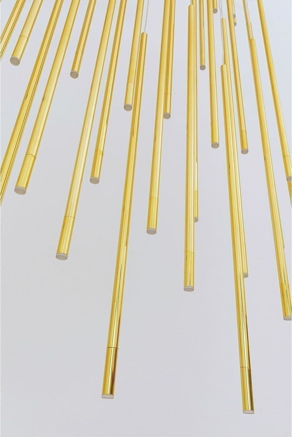 Hanglamp Living Vegas Deluxe Brass LED Kare Design Hanglamp 38881
