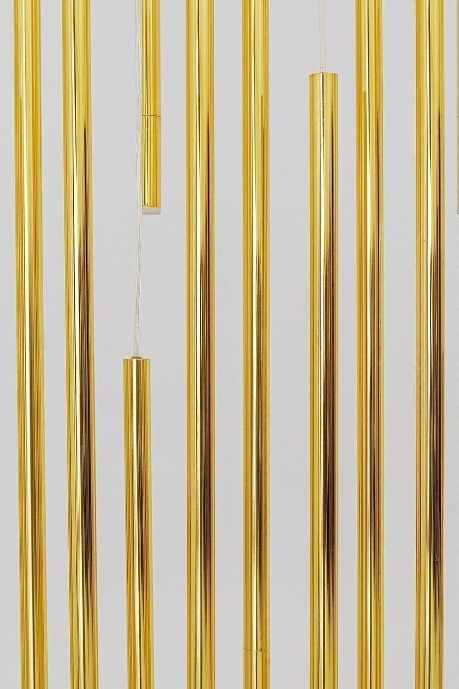 Hanglamp Living Vegas Deluxe Brass LED Kare Design Hanglamp 38881
