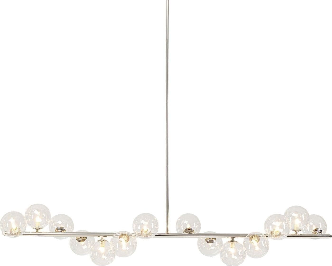 Hanglamp Scala Bals Chrome 155cm Kare Design Hanglamp 52513