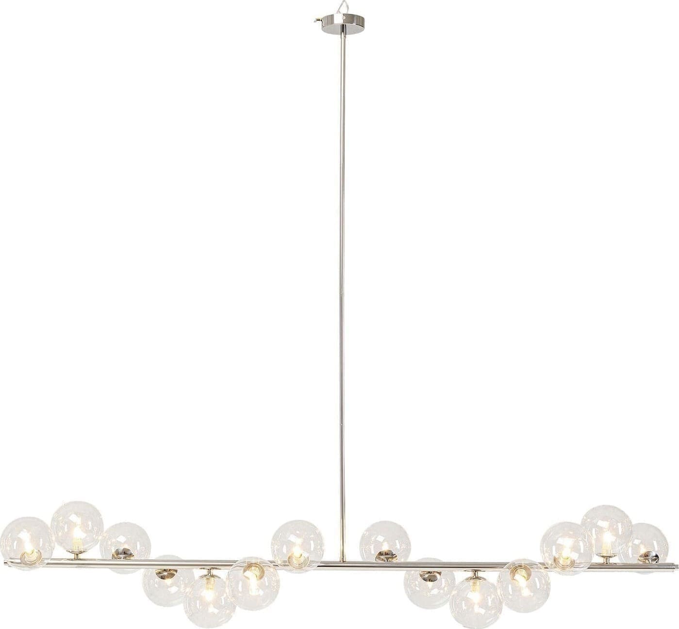Hanglamp Scala Bals Chrome 155cm Kare Design Hanglamp 52513