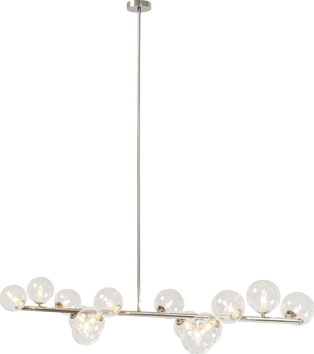 Hanglamp Scala Bals Chrome 155cm Kare Design Hanglamp 52513
