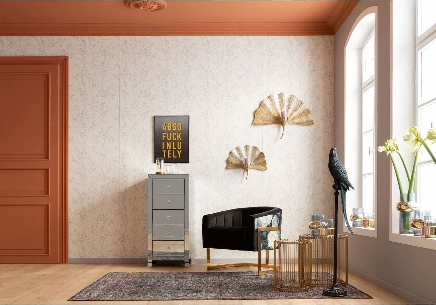 Highboard Luxury 5 Drawers Kare Design Kast|Bergkast 82232