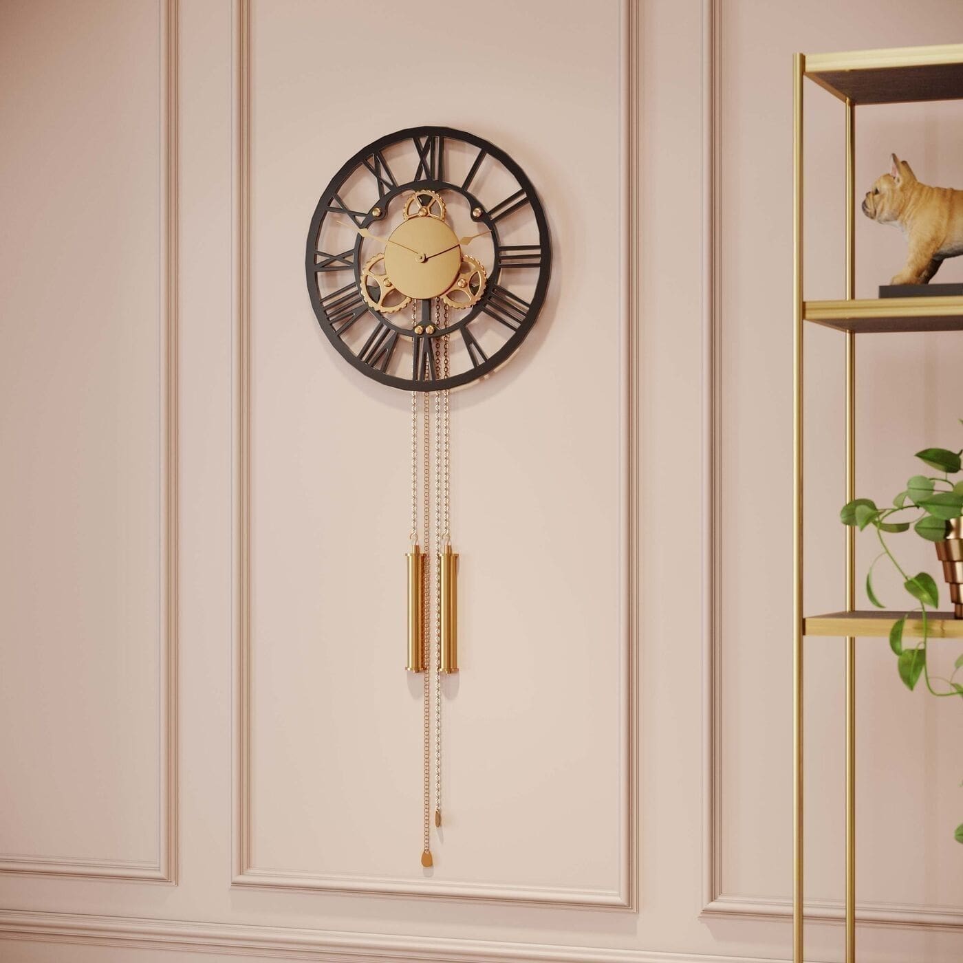 Klok Clockwork 126x46cm Kare Design Klok 53300