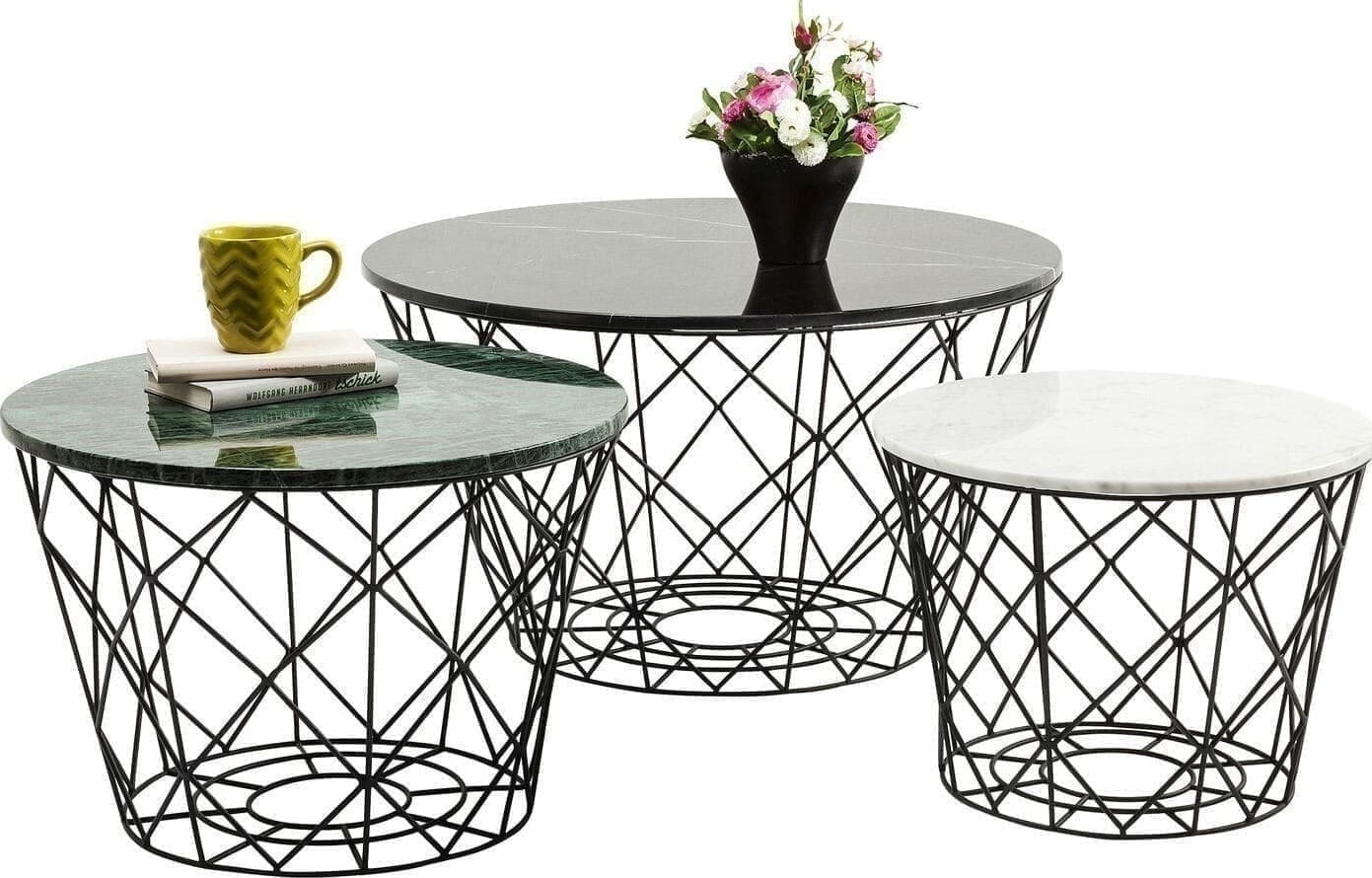 Salontafel East Coast Round (3/Set) Kare Design Salontafel 81832