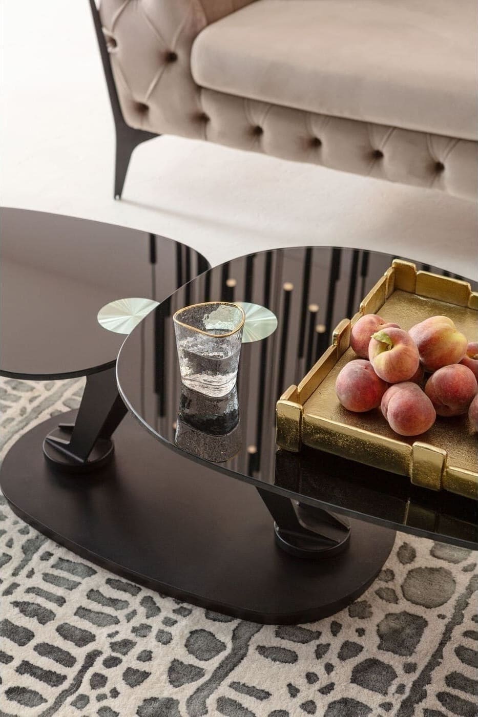 Salontafel Franklin Black 150x58cm Kare Design Salontafel 86508