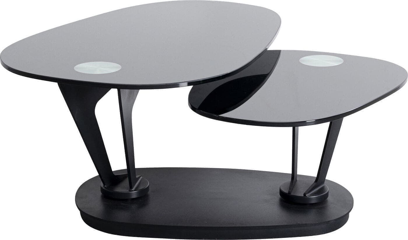 Salontafel Franklin Black 150x58cm Kare Design Salontafel 86508