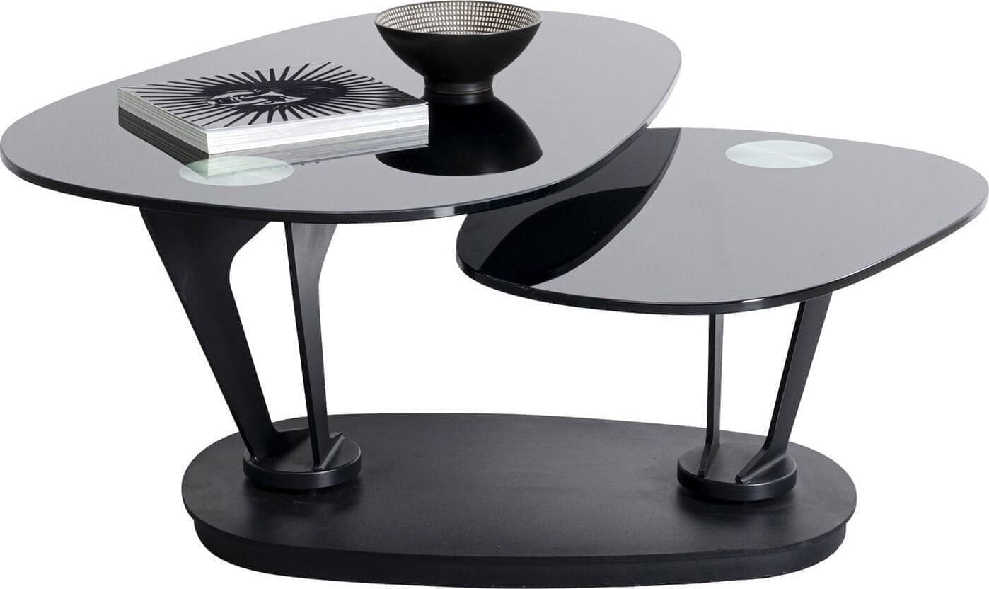 Salontafel Franklin Black 150x58cm Kare Design Salontafel 86508
