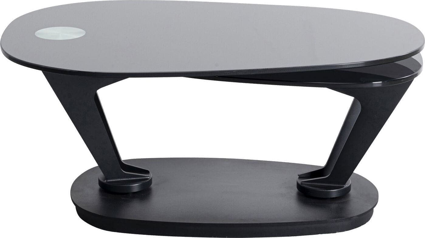 Salontafel Franklin Black 150x58cm Kare Design Salontafel 86508