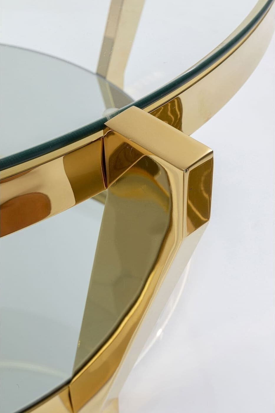 Salontafel Monocolo Gold Ø90cm Kare Design Salontafel 85365