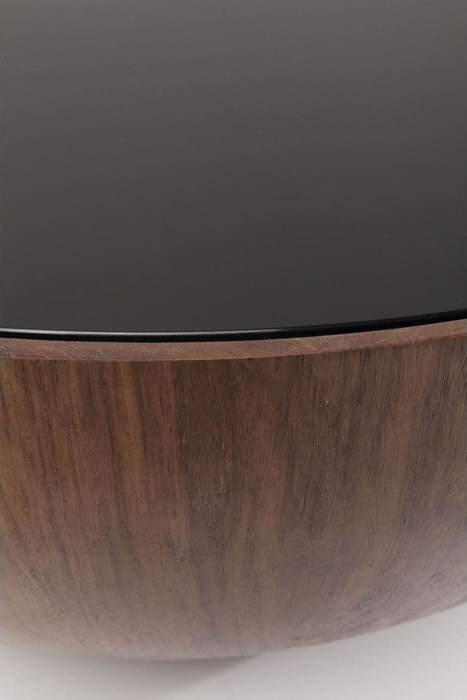 Salontafel Tear Drops Walnut Ø80cm Kare Design Salontafel 83760