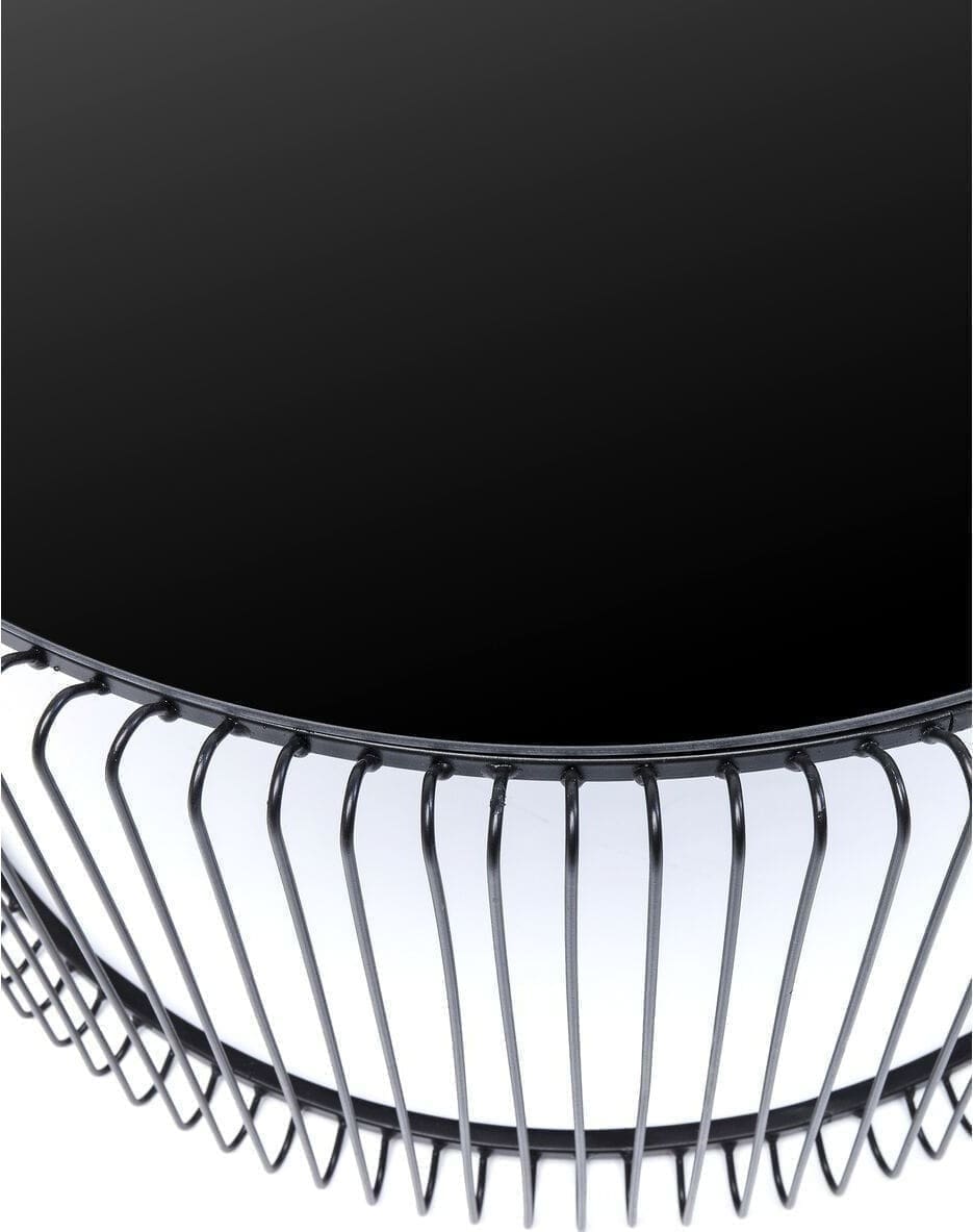 Salontafel Wire Uno Black Ø80cm Kare Design Salontafel 84514
