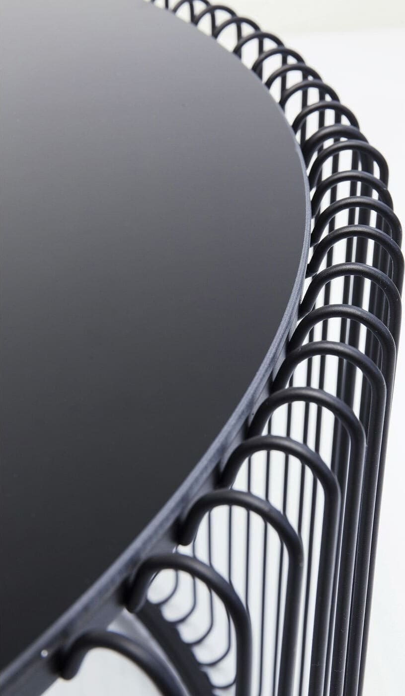 Salontafel Wire Uno Black Ø80cm Kare Design Salontafel 84514