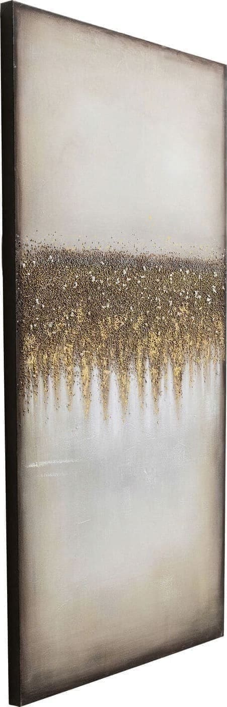 Schilderij Canvas Abstract Fields 100x200cm Kare Design Schilderij 62023