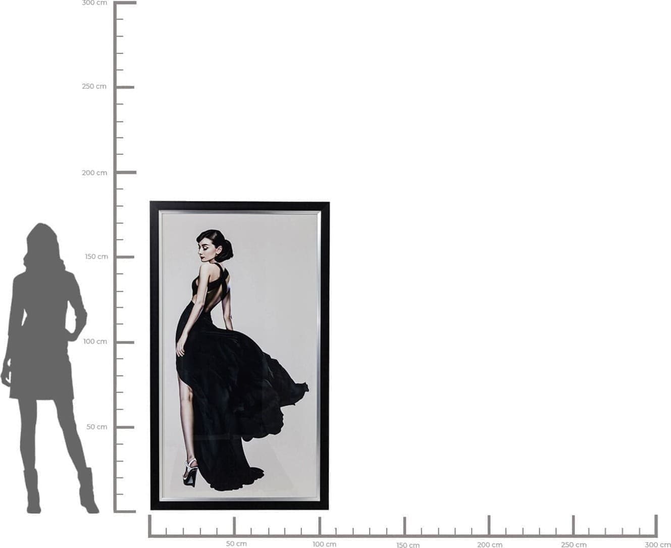 Schilderij + Frame Diva 100x172cm Kare Design Schilderij 64656