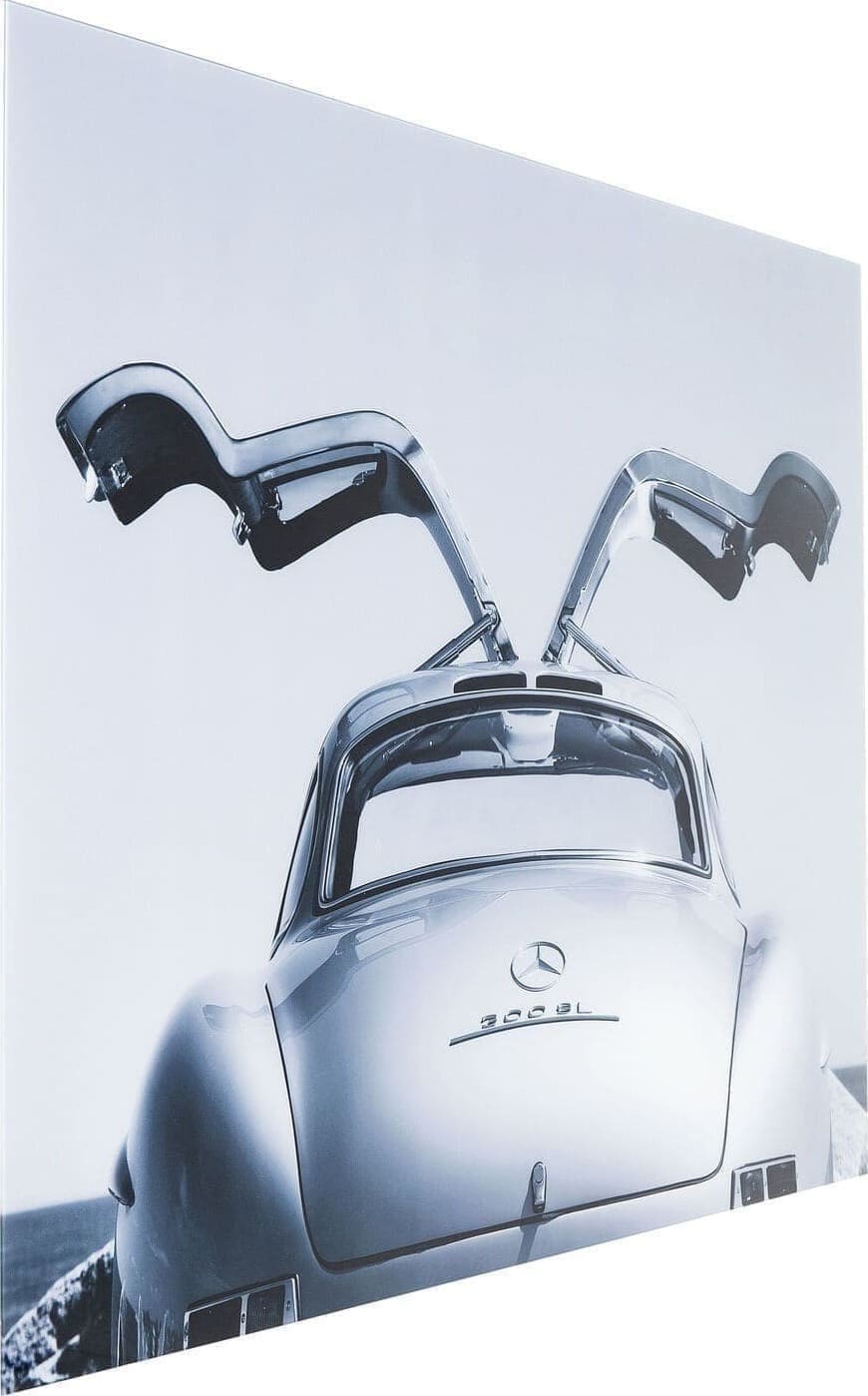 Schilderij Glas Oldtimer Back 160x120cm Kare Design Schilderij 61474