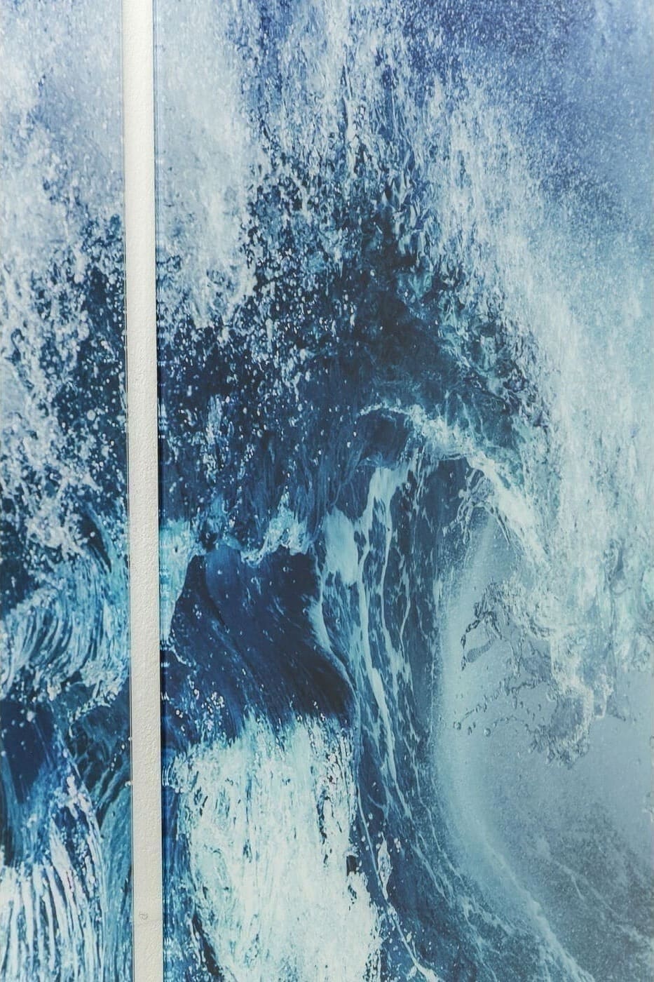 Schilderij Glas Triptychon Wave (3/Set) Kare Design Schilderij 64682