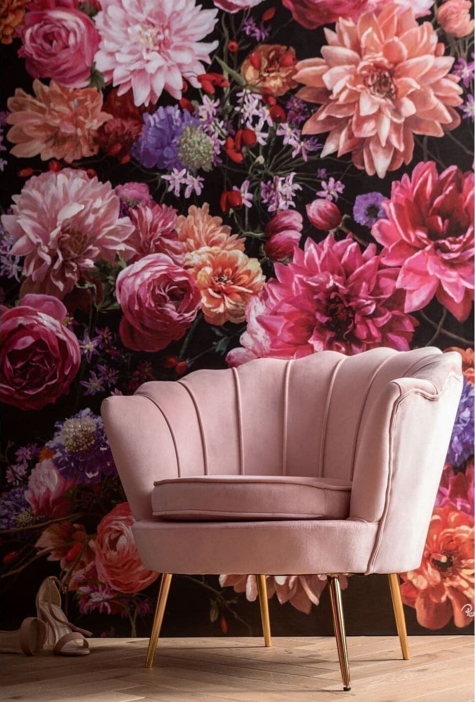 Schilderij Touched Flower Bouquet 140x200cm Kare Design Schilderij 51865