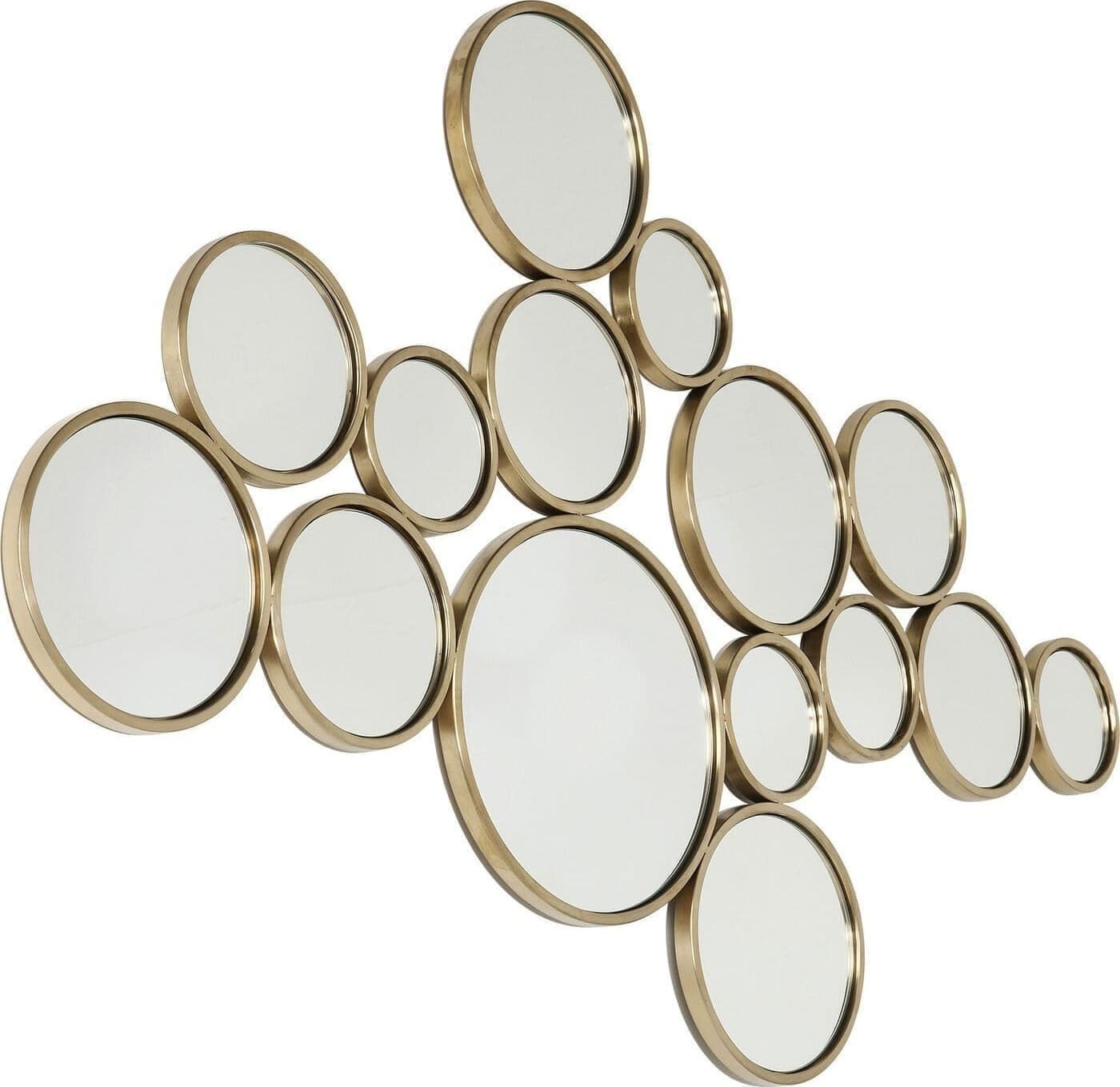 Spiegel Bubbles Brass 138x93cm Kare Design Spiegel 84132