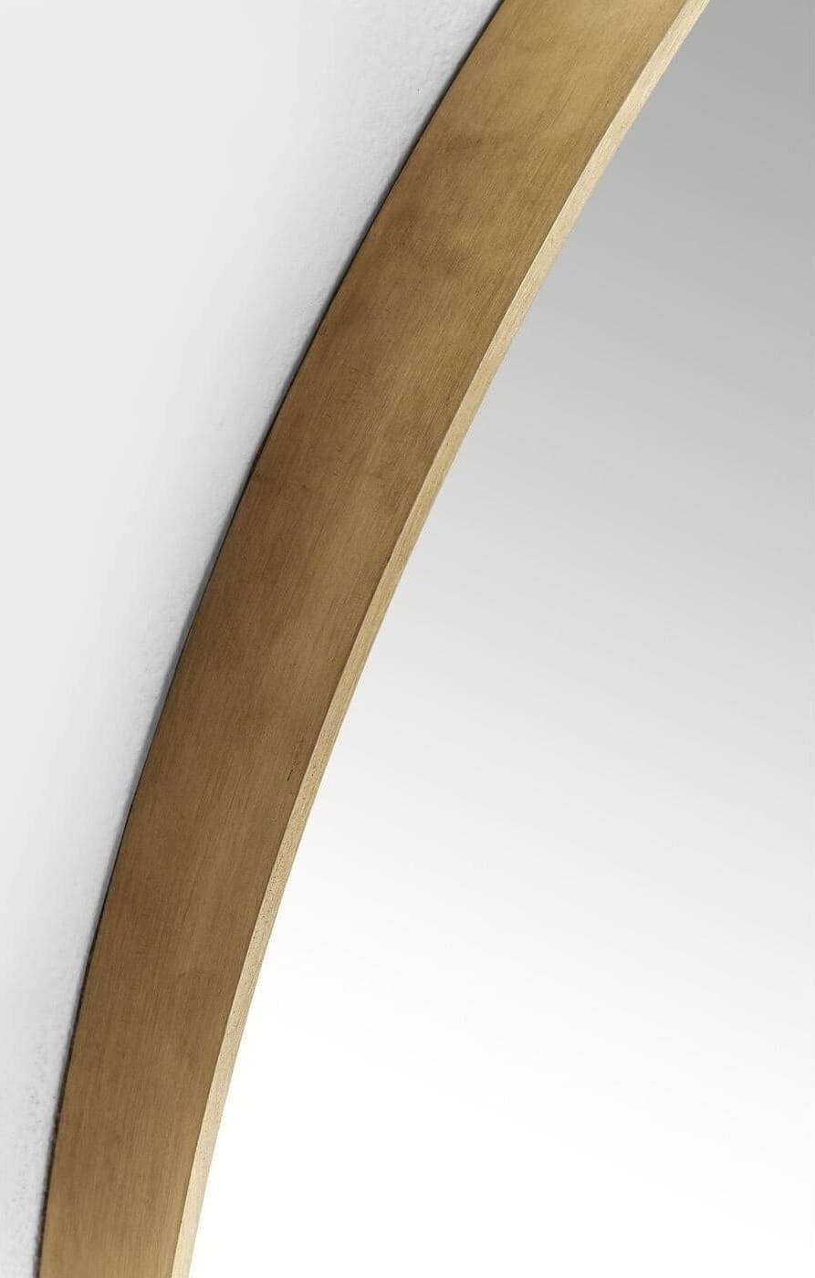 Spiegel Curve Brass Ø100cm Kare Design Spiegel 82718