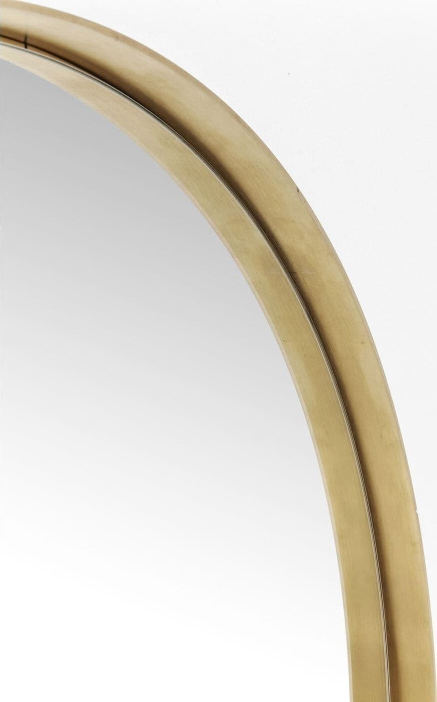 Spiegel Curve Brass Ø100cm Kare Design Spiegel 82718
