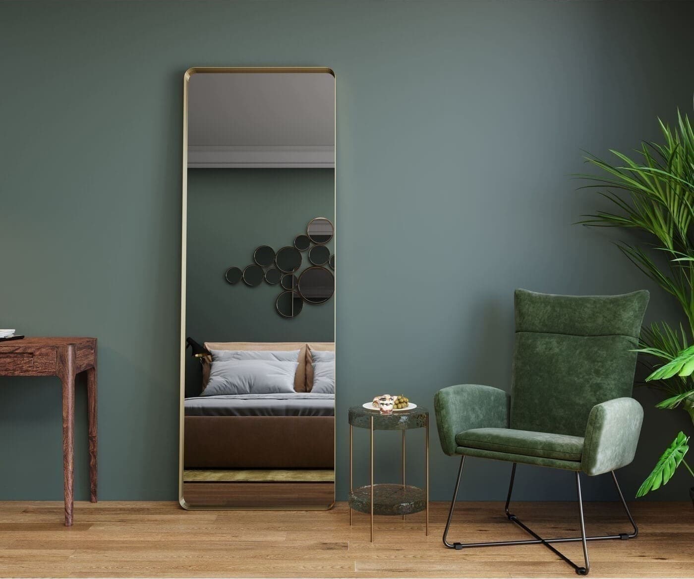 Spiegel Curve Copper 70x200cm Kare Design Spiegel 82714