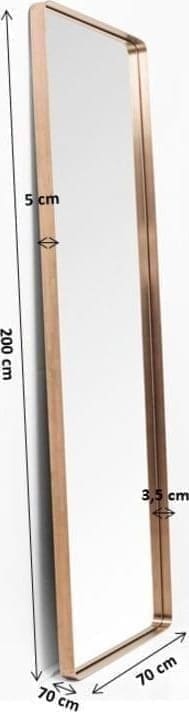 Spiegel Curve Copper 70x200cm Kare Design Spiegel 82714