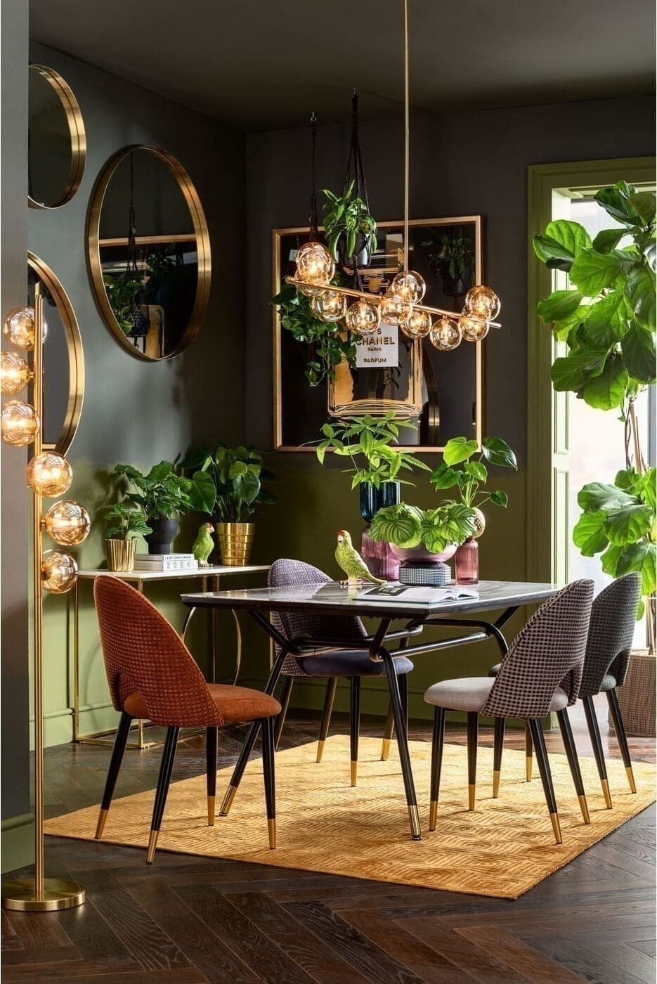 Spiegel Curve MO Brass Ø100 Kare Design Spiegel 85278