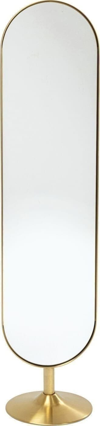 Spiegel Staand Curve Brass 40x170cm Kare Design Spiegel 85924