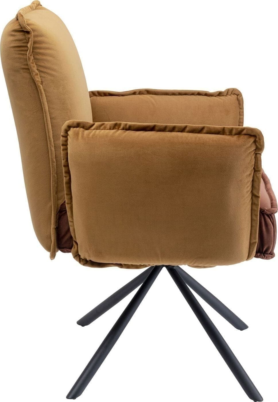 Swivel Armstoel Chelsea Brown Kare Design Armstoel 85770