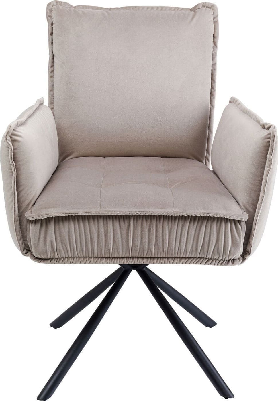Swivel Armstoel Chelsea Grey Kare Design Armstoel 85769