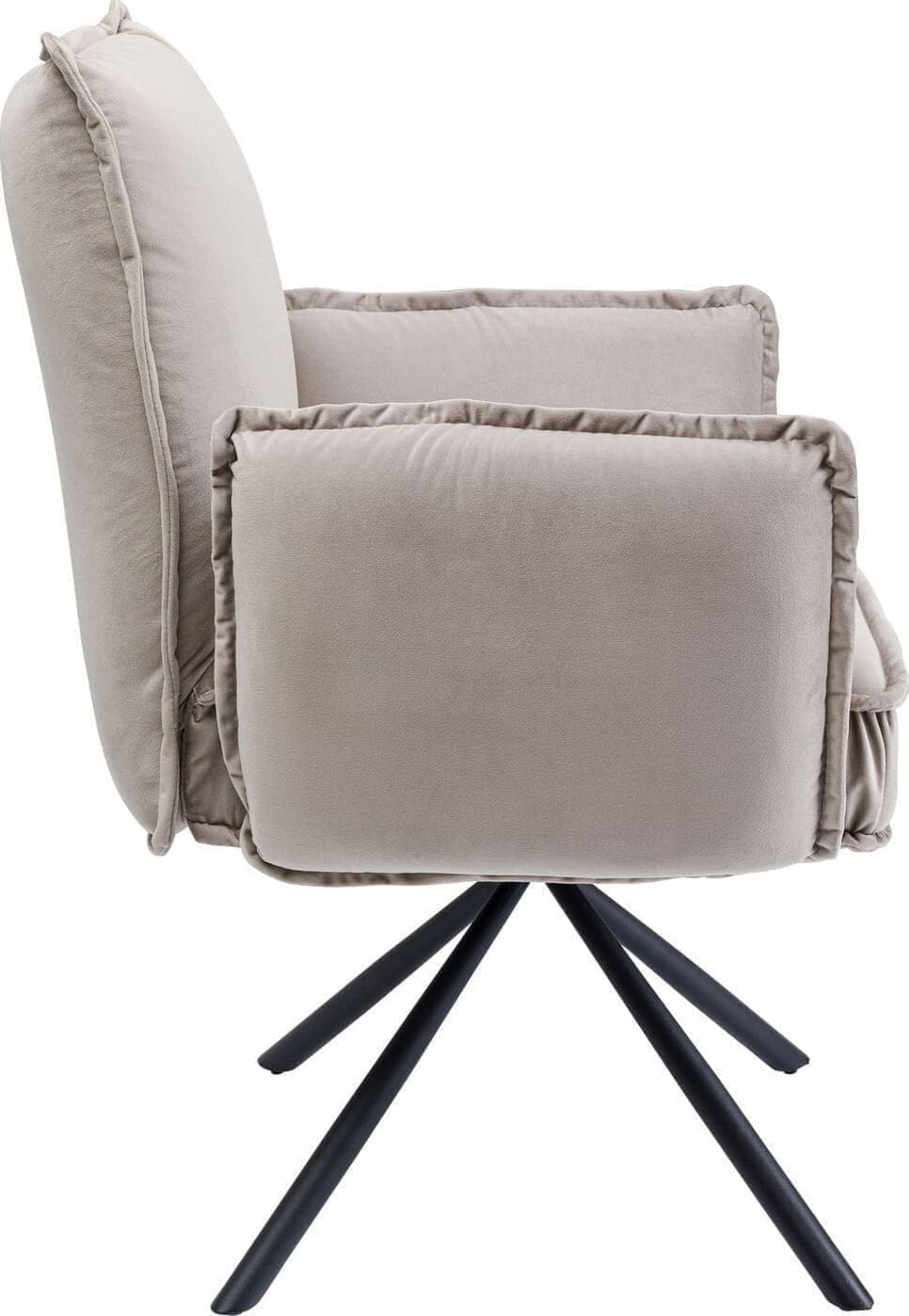 Swivel Armstoel Chelsea Grey Kare Design Armstoel 85769