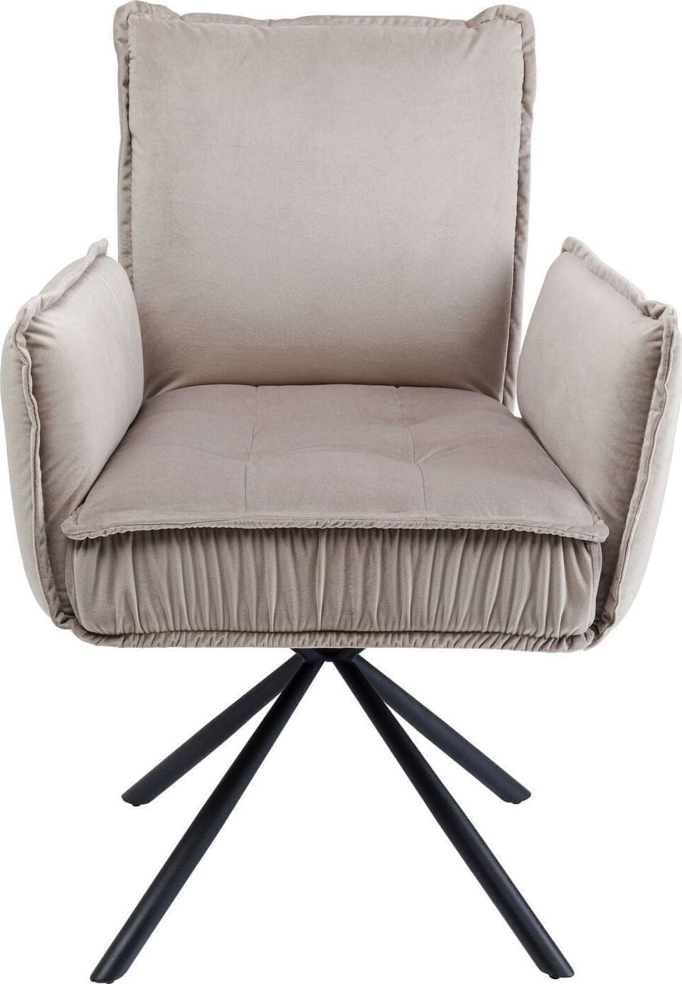 Swivel Armstoel Chelsea Grey Kare Design Armstoel 85769