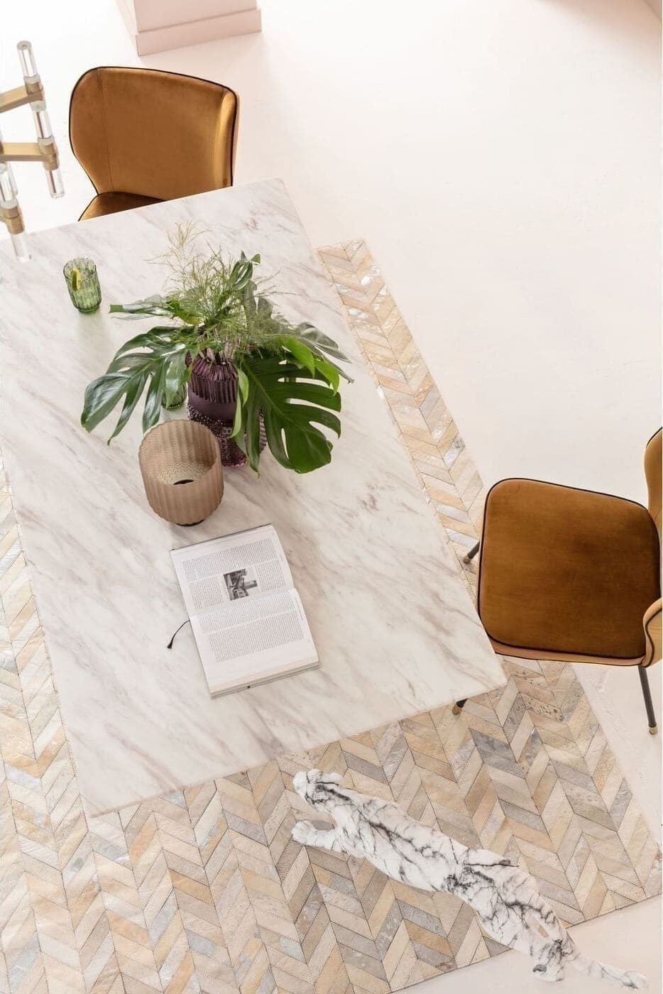 Tafel Artistico Marble 160x90 Kare Design Eettafel 85001