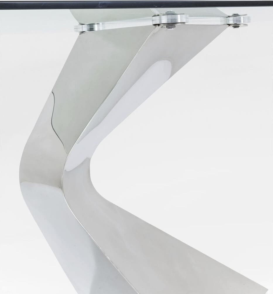 Tafel Gloria Chrome 200x100cm Kare Design Eettafel 81924