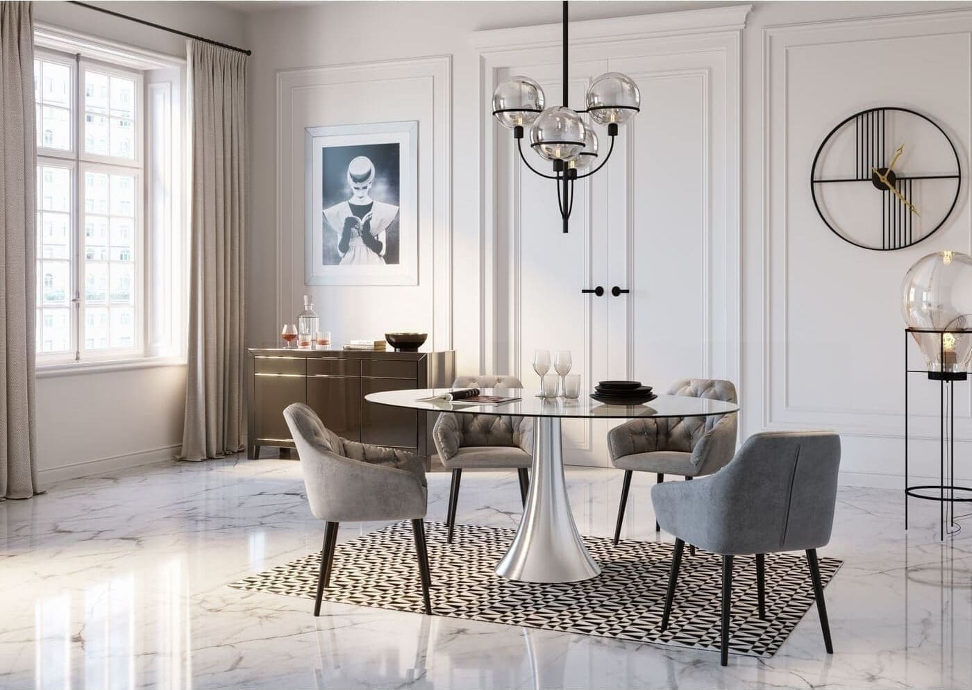 Tafel Grande Possibilita 180x120cm Kare Design Eettafel 71602