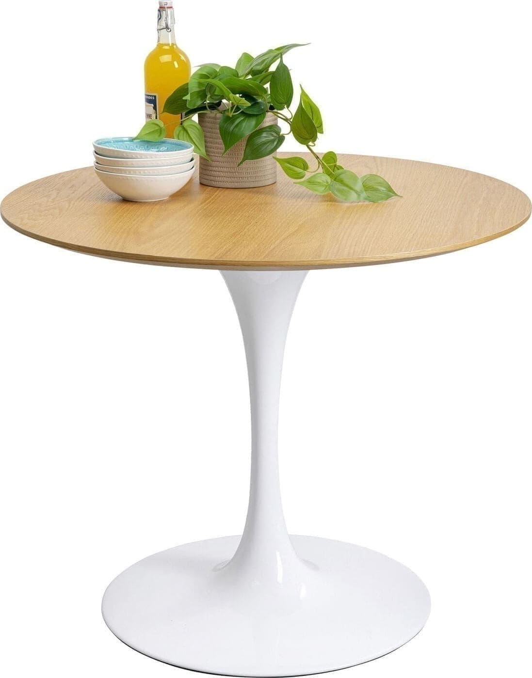 Tafel Invitation Set Oak White Ø90cm Kare Design Eettafel 84400