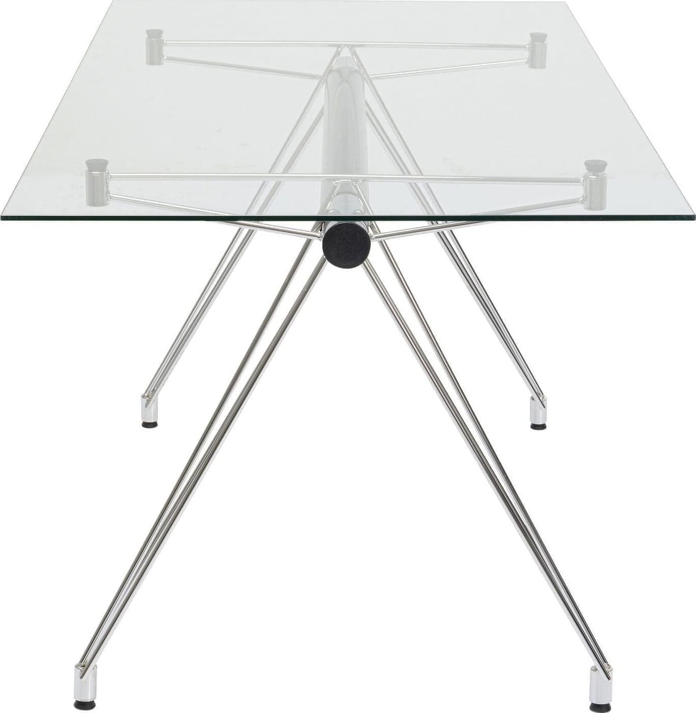 Tafel Officia Tempered Glass 160x80 cm Kare Design Eettafel 9162