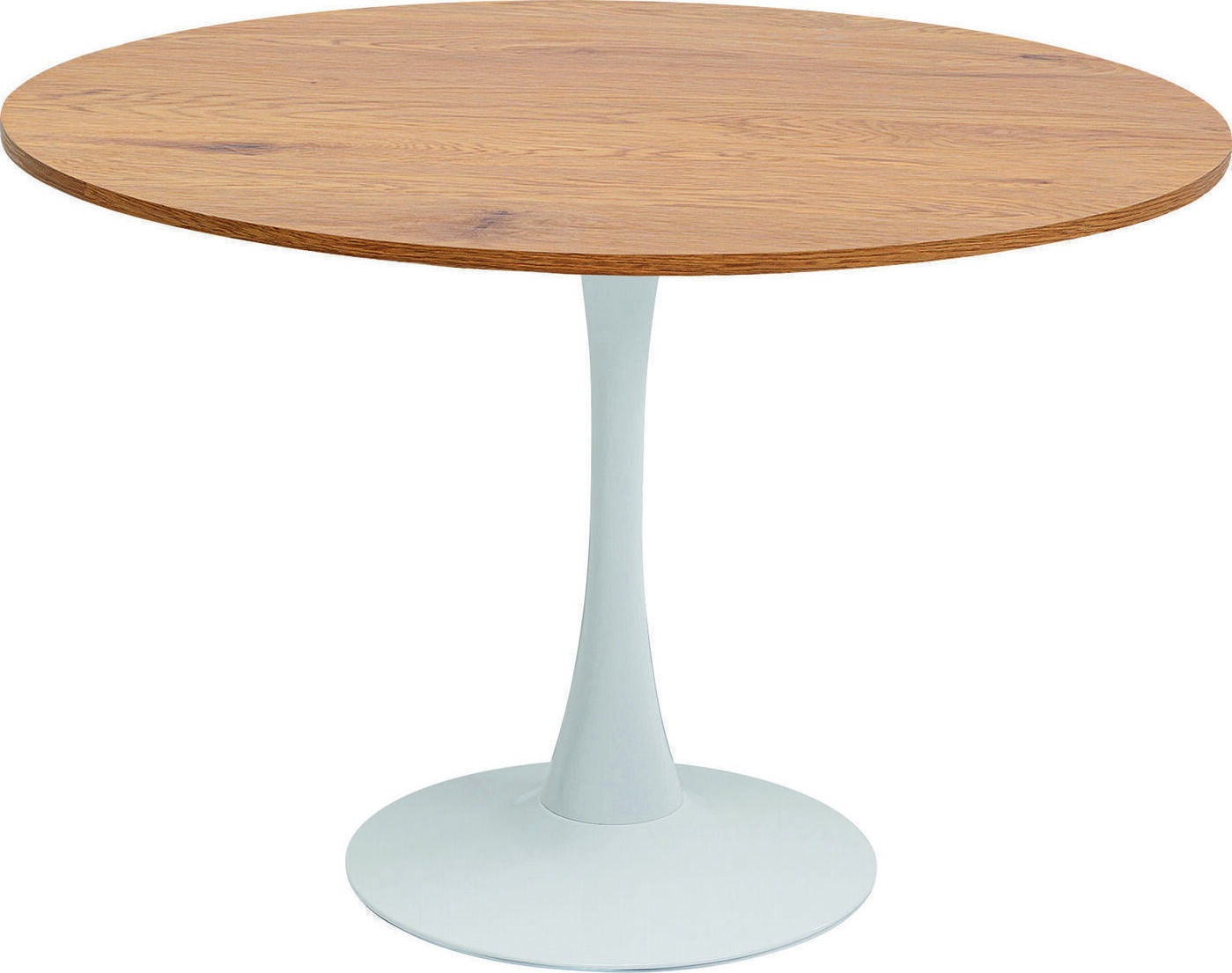 Tafel Schickeria Oak White Ø110cm Kare Design Eettafel 86794