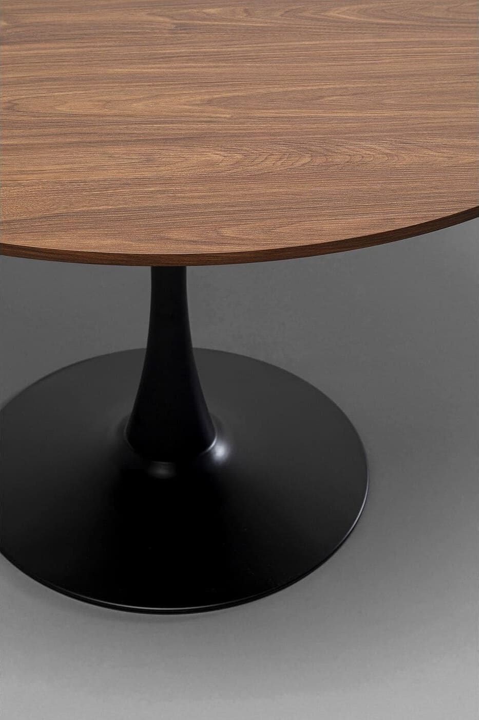 Tafel Schickeria Walnut Black Ø110cm Kare Design Eettafel 86795