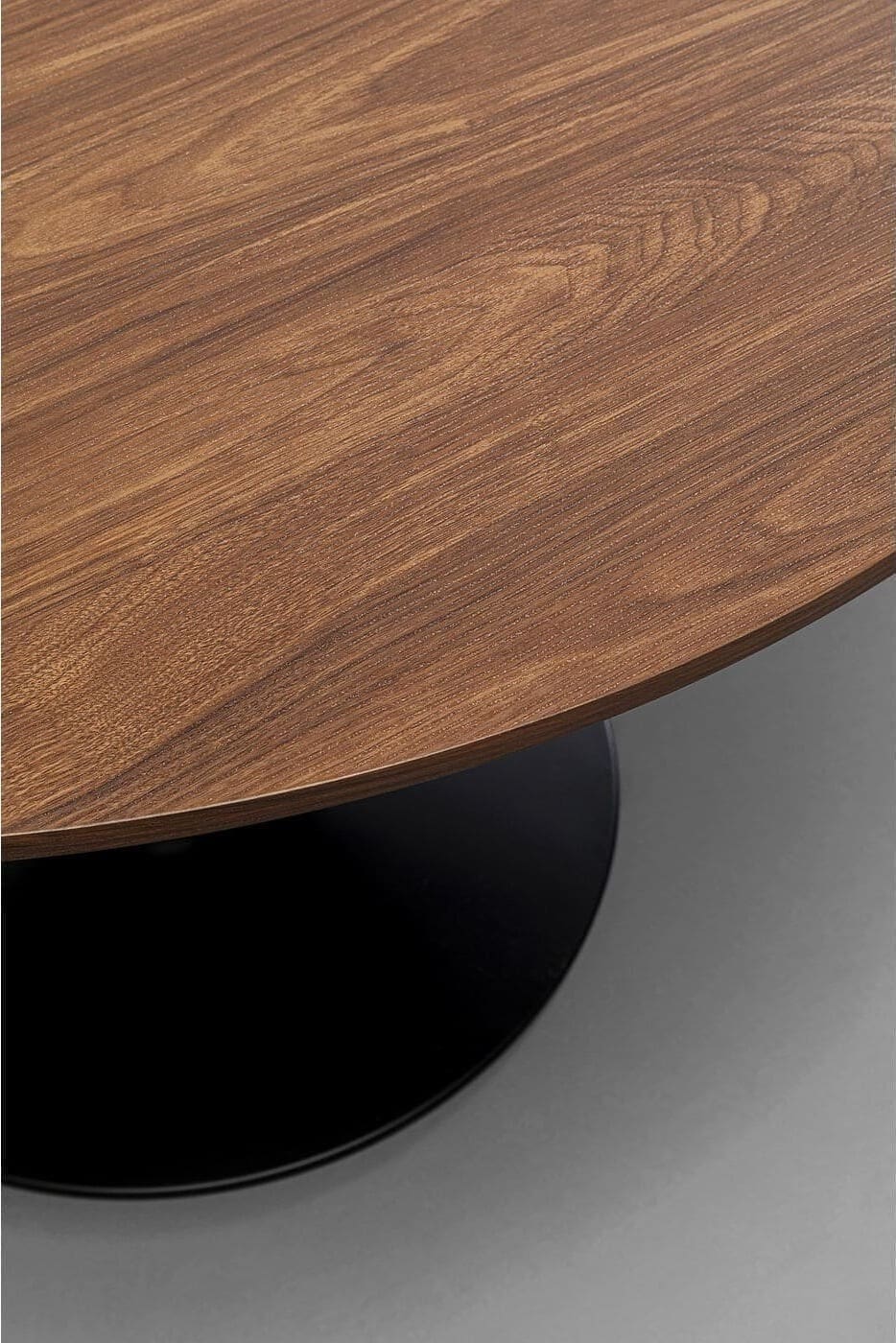 Tafel Schickeria Walnut Black Ø110cm Kare Design Eettafel 86795